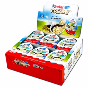 Ferrero Kinder Creamy Milky & Crunchy 24 Packungen Ferrero Kinder Creamy Milky & Crunchy 24 Packungen Bild 1