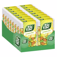 Ferrero Tic Tac Citrus Mix 110er, Großpackung, 16 Packungen je 54g Ferrero Tic Tac Citrus Mix 110er, Großpackung, 16 Packungen je 54g Bild 1
