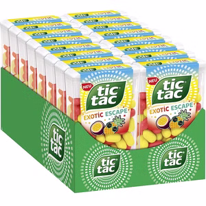 Ferrero Tic Tac Exotic Escape 110er, Großpackung, 16 Packungen je 54g Bild 1