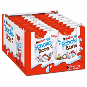 Ferrero Kinder Schoko-Bons, Schokolade, 18 Beutel je 200g Bild 1