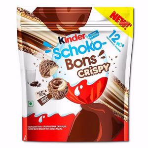 Ferrero Kinder Schoko-Bons Crispy, Schokolade, 12er Beutel Ferrero Kinder Schoko-Bons Crispy, Schokolade, 12er Beutel Bild 1