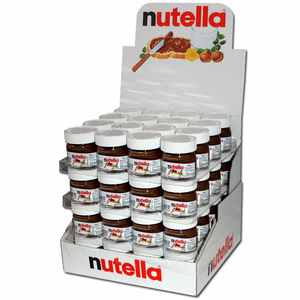 Ferrero Nutella 25g, 64 Gläser, Brotaufstrich, Nussnugatcreme Bild 1