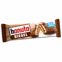 Ferrero Hanuta Riegel, Schokolade, Waffel, 14 Riegel je 34,5g Ferrero Hanuta Riegel, Schokolade, Waffel, 14 Riegel je 34,5g Bild 2
