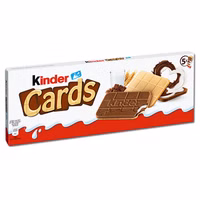 Ferrero Kinder Cards 5er, Waffel, 128g Packung Ferrero Kinder Cards 5er, Waffel, 128g Packung Bild 1