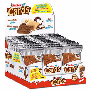 Ferrero Kinder Cards, Waffel, 30 Packungen je 25,6g Bild 1