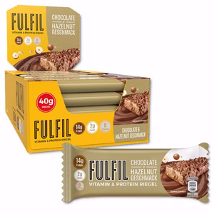 Fulfil Chocolate & Hazelnut, Protein, 15 Riegel je 40g Fulfil Chocolate & Hazelnut, Protein, 15 Riegel je 40g Bild 1