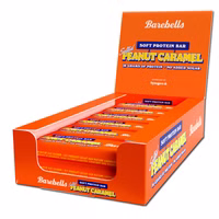 Barebells Soft Protein Bar Salted Peanut Caramel 12 Riegel je 55g Barebells Soft Protein Bar Salted Peanut Caramel 12 Riegel je 55g Bild 1