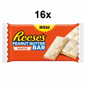 Reeses Peanut Butter Bar White, Erdnussbutter, 16 Tafel je 90g Bild 1