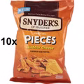 Snyders Pretzel Pieces Cheddar Cheese, Laugengebäck, 10 Beutel je 110g Snyders Pretzel Pieces Cheddar Cheese, Laugengebäck, 10 Beutel je 110g Bild 1