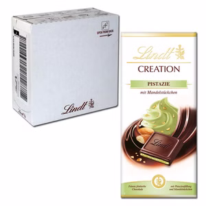 Lindt Creation Pistazie, Schokolade, 14 Tafeln je 148g Lindt Creation Pistazie, Schokolade, 14 Tafeln je 148g Bild 1