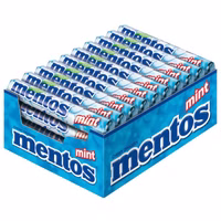 Mentos Mint Rolle, Kau-Bonbon, Dragee, 40 Stück Mentos Mint Rolle, Kau-Bonbon, Dragee, 40 Stück Bild 1