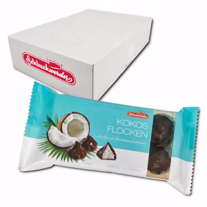 Schluckwerder Kokosflocken, Schokolade, 12 Packungen je 200g Bild 1