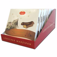 Carstens Lübecker Marzipan Katzenzungen 12 Packungen Carstens Lübecker Marzipan Katzenzungen 12 Packungen Bild 1