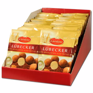 Carstens Lübecker Edel-Marzipan Kartoffeln 95g 20 Beutel Bild 1