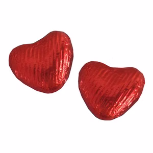Storz Choco Herzchen rot, Schokolade, 200 Stück Bild 1