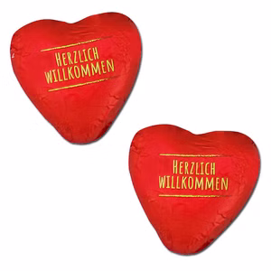 Storz Herzlich Willkommen, Choco Herz, 50 Stück Bild 1