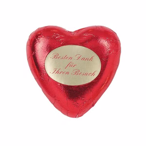 Storz Besten Dank für Ihren Besuch, Choco Herz, 50 Stück Bild 1