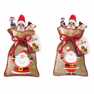 Windel Jute-Nikolaus-Sack, Schokolade, 14 Stück Bild 1