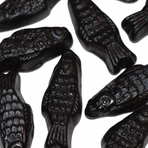 Salzige Lakritz Fische 1 kg aus extra starkem Lakritz Salzige Lakritz Fische 1 kg aus extra starkem Lakritz Bild 1