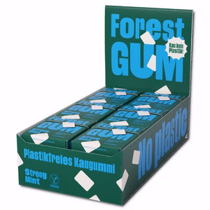 Forest Gum Strong Mint, plastikfreies Kaugummi, 18 Packungen je 20g Forest Gum Strong Mint, plastikfreies Kaugummi, 18 Packungen je 20g Bild 1