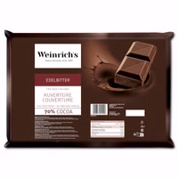 Weinrichs Kuvertüre Edelbitter 70%, Schokolade, 2,5 kg Tafel Weinrichs Kuvertüre Edelbitter 70%, Schokolade, 2,5 kg Tafel Bild 1