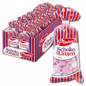 Piasten Schokolinsen 20 Beutel je 225g Bild 1