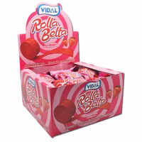 Vidal Rolla Belta Erdbeere Fruchtgummirolle 24 Stück je 20g Vidal Rolla Belta Erdbeere Fruchtgummirolle 24 Stück je 20g Bild 1