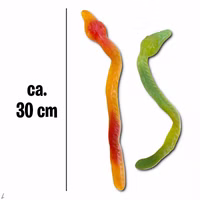 Vidal Riesen-Schlangen Fruchtgummi 1kg Beutel Vidal Riesen-Schlangen Fruchtgummi 1kg Beutel Bild 1