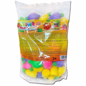 Brause-Früchte, Schleckpulver, Brausepulver, ca. 60 Stück Brause-Früchte, Schleckpulver, Brausepulver, ca. 60 Stück Bild 1