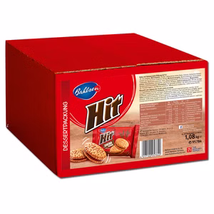 Bahlsen Hit 2er, Doppel-Keks, 45 Dessertpackungen je 24g Bild 1