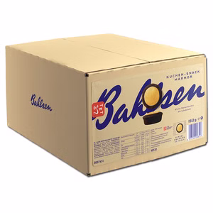 Bahlsen Kuchen-Snack Marmor, 55 Dessertpackungen je 27,5g Bild 1