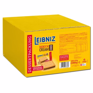 Bahlsen Leibniz Dessert-PK Keks'n Cream Choco, 100 Stück je 19g Bild 1