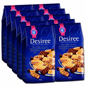 Desiree Waffel-Mischung Kekse 10 Beutel je 400g Bild 1