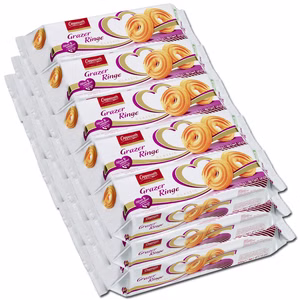 Coppenrath Grazer Ringe, Gebäck, Kekse, 15 Packungen je 400g Bild 1