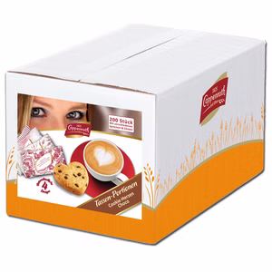 Coppenrath Tassen-Portionen Cookie-Herzen Choco 200 Stk Bild 1