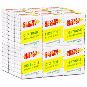 Dextro Energy Vitamin C Zitrone, Traubenzucker 18 Pack. Bild 1