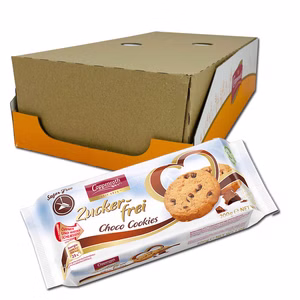 Coppenrath Choco Cookies zuckerfrei, Kekse, 7 Packungen je 200g Bild 1