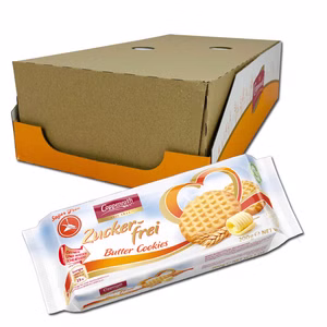 Coppenrath Butter Cookies zuckerfrei, Kekse, 7 Packungen je 200g Bild 1