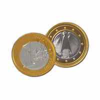 Milch-Schokoladen Euro-Münzen Schokoladen-Taler ca. 370 Stk Milch-Schokoladen Euro-Münzen Schokoladen-Taler ca. 370 Stk Bild 2