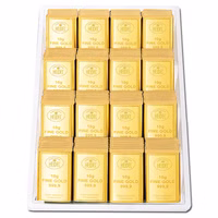 Gold-Täfelchen, Schokolade, 108 Stück je 10g Gold-Täfelchen, Schokolade, 108 Stück je 10g Bild 1