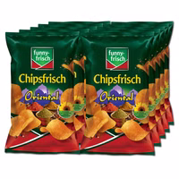 Funny Frisch Chipsfrisch Oriental 10 Beutel je 150g Funny Frisch Chipsfrisch Oriental 10 Beutel je 150g Bild 1