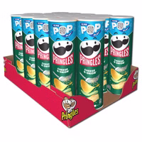 Pringles Cheese and Onion Chips,19 Dose je 165g Pringles Cheese and Onion Chips,19 Dose je 165g Bild 1