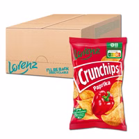 Lorenz Crunchips Paprika, Chips, 10 Beutel je 150g Lorenz Crunchips Paprika, Chips, 10 Beutel je 150g Bild 1