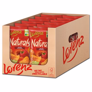 Lorenz Naturals Paprika Chips 95g, 12 Beutel Bild 1
