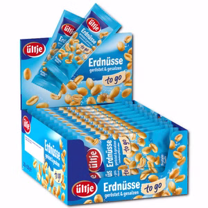 Ültje Erdnüsse gesalzen 50g, Knabberartikel, 20 Beutel Bild 1