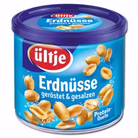 Ültje Erdnüsse geröstet und gesalzen 180g Dose Ültje Erdnüsse geröstet und gesalzen 180g Dose Bild 1