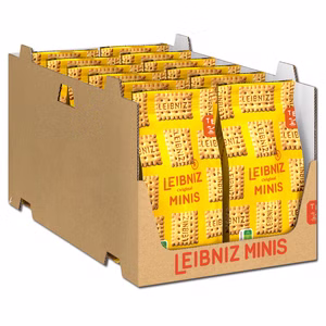 Bahlsen Leibniz Minis Butterkeks 150g Beutel, 12 Stück Bild 1