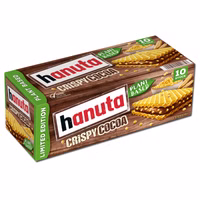 Ferrero Hanuta Crispy Cocoa Plant Based, Waffel-Riegel, 10er Pack Ferrero Hanuta Crispy Cocoa Plant Based, Waffel-Riegel, 10er Pack Bild 1