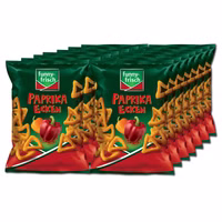 Funny Frisch Paprika Ecken, Chips, 14 Beutel je 75g Funny Frisch Paprika Ecken, Chips, 14 Beutel je 75g Bild 1