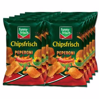 Funny Frisch Chipsfrisch Peperoni 10 Beutel je 150g Funny Frisch Chipsfrisch Peperoni 10 Beutel je 150g Bild 1
